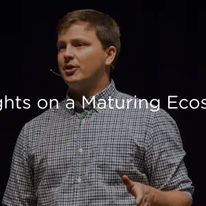 Observations on a maturing ecosystem