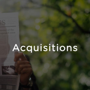 An Abundance of Acquisitions