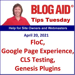 Tips Tuesday – FloC, Google Page Experience, CLS Testing, Genesis Plugins