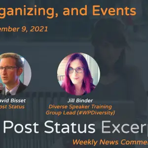 Post Status Excerpt (No. 32) — Diversity in Speaking, Organizing, and Events