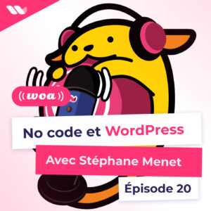 WOA! (WordPress On Air) #20 – Stéphane Menet, Le No code