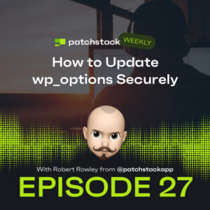 Patchstack Weekly – How to Update wp_options Securely.