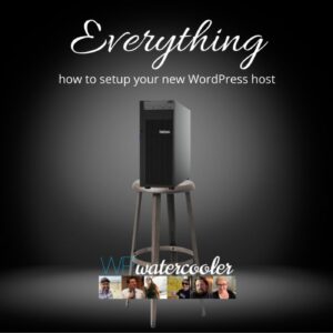 Everything (how to setup your new WordPress host)