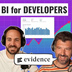Own your business intelligence reports with evidence.dev