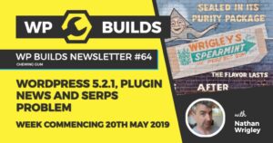 WP Builds Newsletter #64 – WordPress 5.2.1, plugin news and SERPs problem