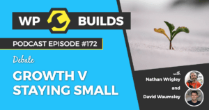 172 – Growth v staying small