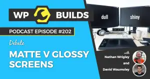 202 – Matte v glossy screens