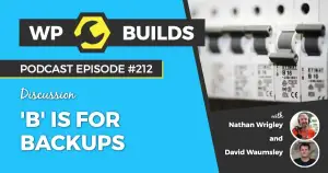 212 – ‘B’ is for Backups