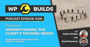 293 – Understanding the client’s training needs