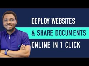 How to Deploy Websites & Share Documents Online in 1 Click with TiinyHost
