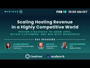 Scaling Hosting Revenue in a Highly Competitive World | Expert Panel Discussion | The Stage