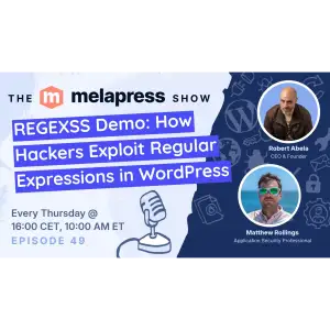 REGEXSS Demo: How Hackers Exploit Regular Expressions in WordPress | Matthew Rollings (Stealthcopter)